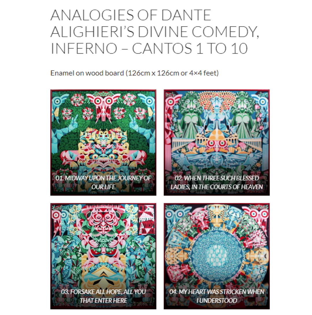 ABSTRACT-PAINTINGS-OF-FIRST-FOUR-CANTOS-OF-DANTES-INFERNO